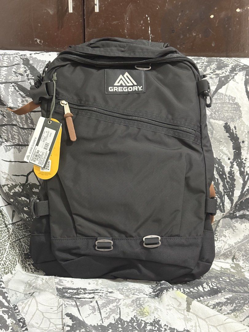Gregory EXCURSION DAY 27L backpack (Category: Backpacks) located in Manila. Submitted by shoepatos4u (Listing ID 1443466402, Image 1). Description: - Gregory Excursion Day 27L backpack - Color: Black - Multiple compartments for organization - Adjustable straps for a custom fit - Padded back panel for comfort - Features: - Main compartment - Front zippered pocket - Side pockets - Price: ₱7,980.00.