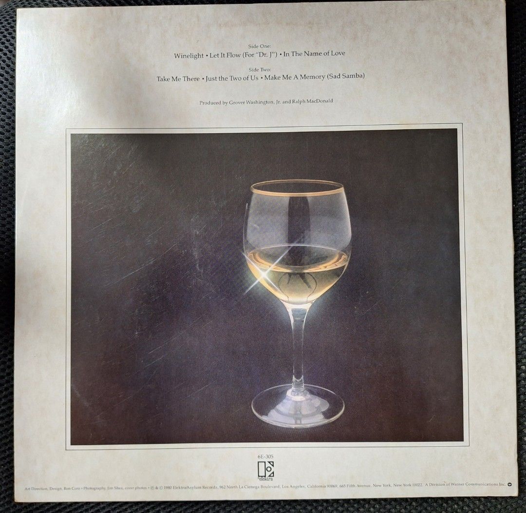 Grover Washington Jr. Winelight LP (Category: Vinyls) located in Manila. Submitted by dlssbc (Listing ID 1443405821, Image 2). Description: Grover Washington Jr. Winelight LP US press 1980 VG condition Includes "Just the Two of Us" featuring Bill Withers Selling for P600 Payment: BDO, Metrobank, or GCash Delivery via Lalamove. Buyer shoulders shipping fee. PM if interested to buy..