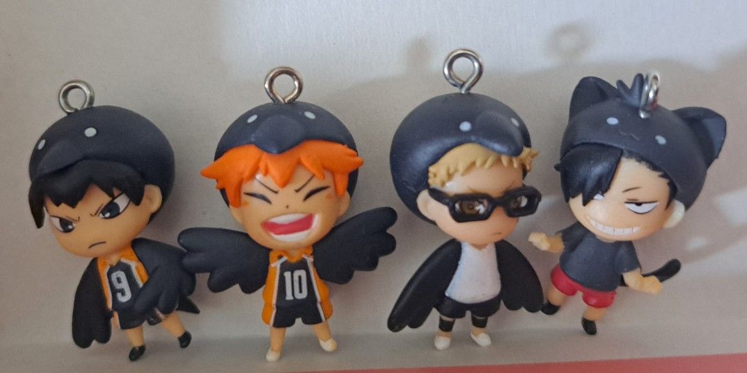 Haikyuu Tsukishima Hinata Kageyama Kuroo Anime Toy Figure Gashapon nekoma karasuno (Category: Figurines & Statues) located in Caloocan City. Submitted by anime_manga_konbini (Listing ID 1443344885, Image 2). Description: set only small cute gashapon figure tetsuroo kuroo kageyama tobio hinata shoyo tsukishima kei no chain - stored only ☆ Gcash / BDO / BPI ☆ Lalamove / Grab / J&T / Gogoexpress ☆ Ships from Caloocan. ☆ Payment first. Ship out after