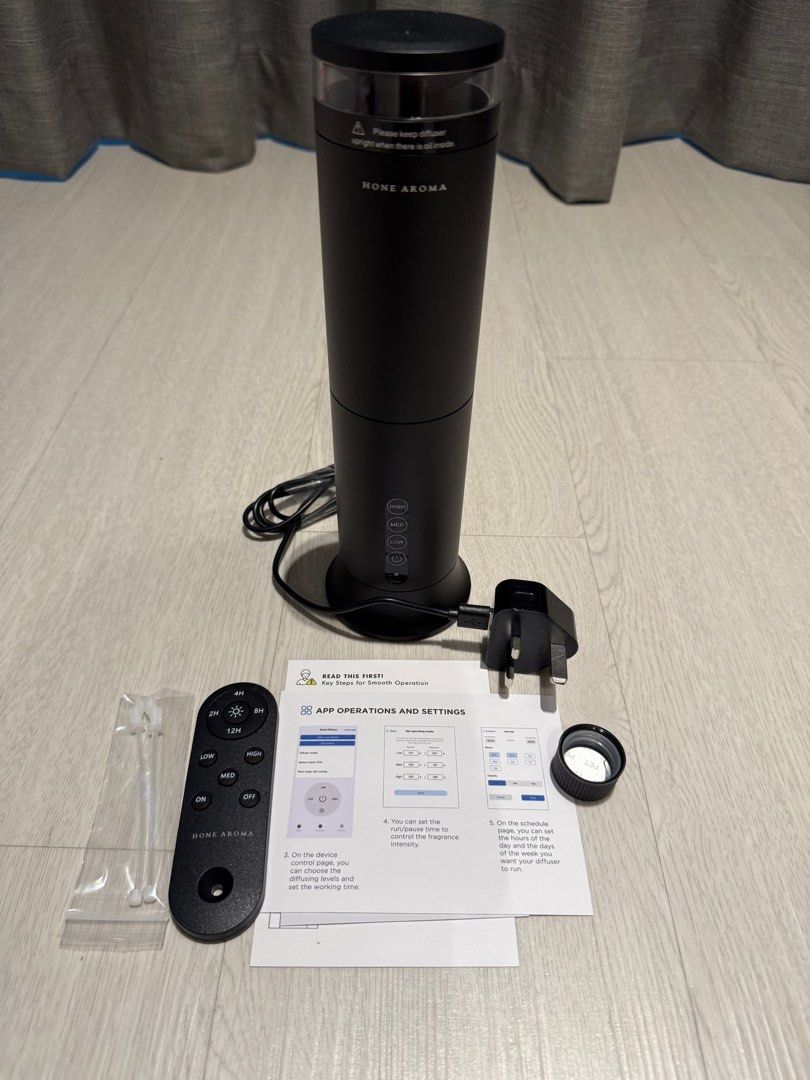 Hone Aroma Pillar Scent Diffuser Matte Black480483687405998081