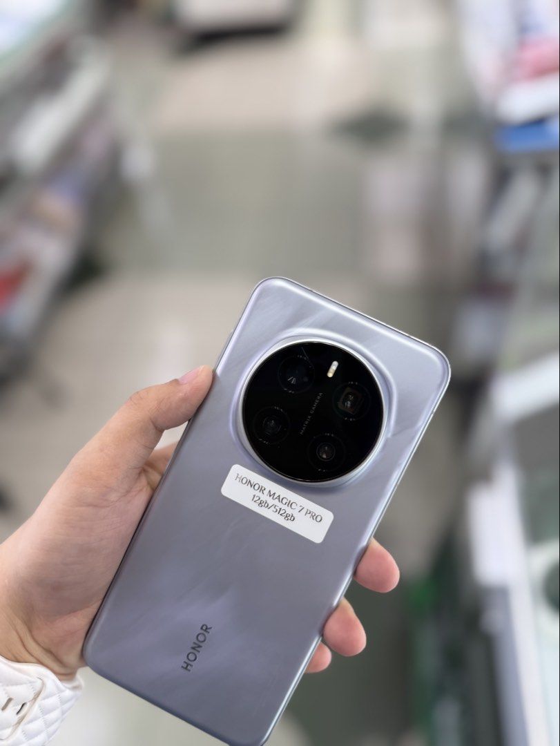 Honor magic 7 Pro 12/512GB Global version With complete packages (Category: Other Gadgets) located in San Juan City. Submitted by najihahtelecomshop2018 (Listing ID 1443450042, Image 1). Description: Legit Store | Original unit FOR SALE | TRADE / SWAP ▫️INSTALLMENT thru: 🔸Credit Card (straight / installment) 🔸Ggives / Gcredit + 6% interest 🔸Spay Later + 6% interest (RFS: Buy and Sell any kinds of Gadgets) Description: Honor Magic 7 Pro 12/512G