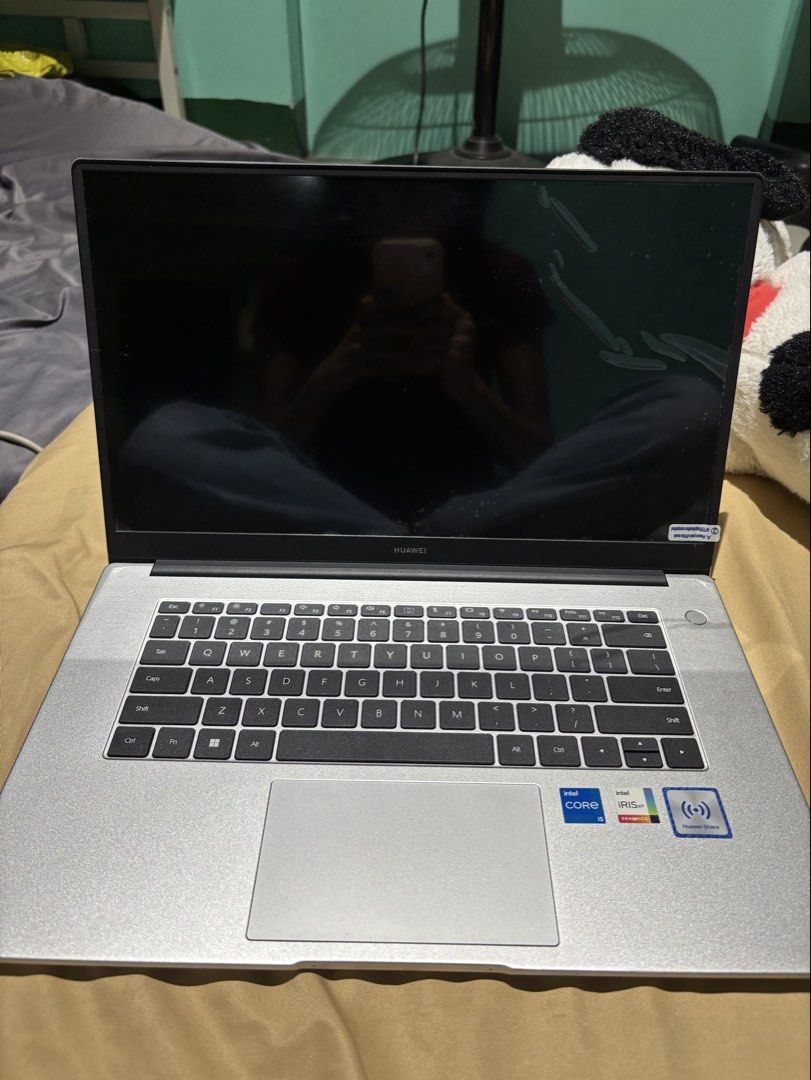 Huawei MateBook D15 Laptop Intel Core i5 (Category: Laptops & Notebooks) located in Quezon City. Submitted by cartharyn (Listing ID 1443439384, Image 3). Description: - Huawei MateBook D15 - Intel Core i5 processor - Intel Iris Xe graphics - Ideal for everyday tasks and work - Ports: USB-C, USB-A, HDMI - Comes with Windows - Battery Health: Excellent - Camera: Works well - Colour: Mystic Silver Dimensions & Weight: 357.8mm x 229.9mm x 16.9mm Appr