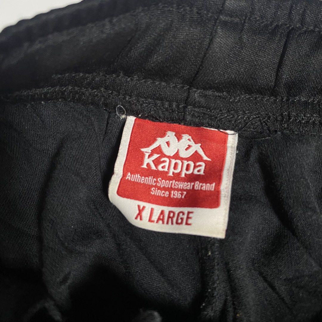 Kappa Side Tape Logo (Category: Joggers) located in Iloilo. Submitted by .dresshttps (Listing ID 1443460819, Image 3). Description: Waist: 30-32 Stretchable Length: 42 Hem: 8.5 Excellent No flaws.