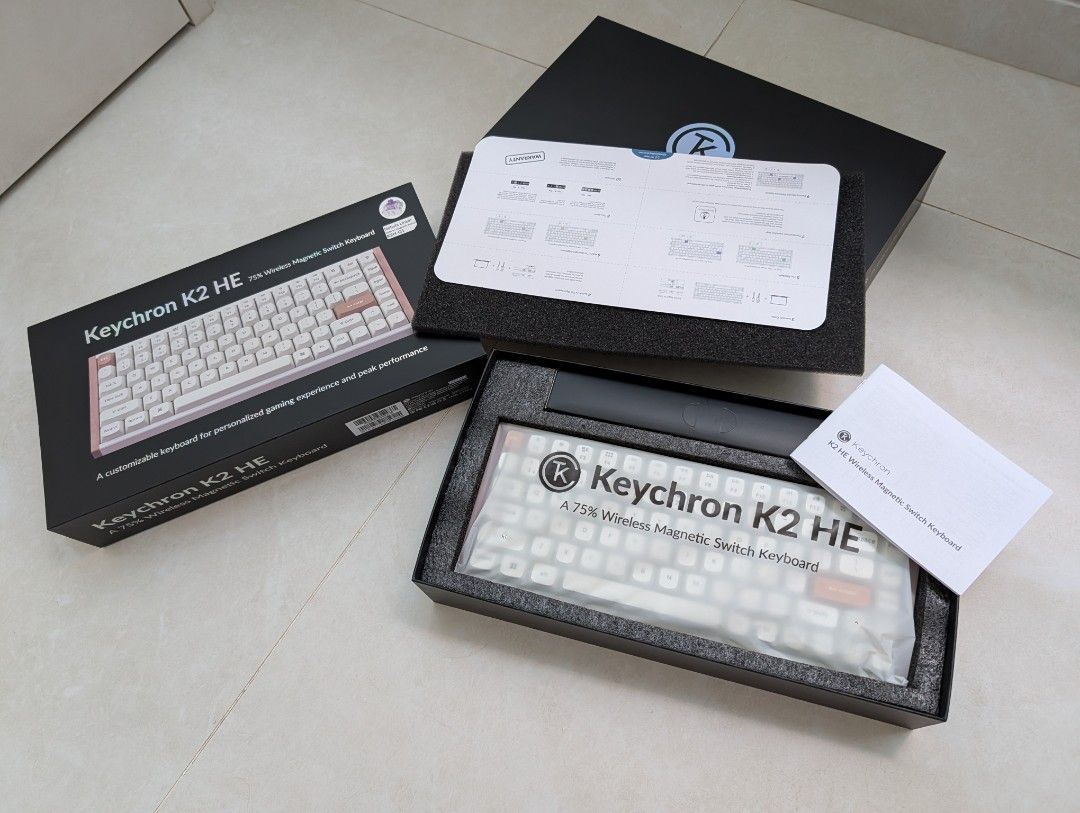 Keychron K2 HE 75% Wireless Magnetic Switch Keyboard