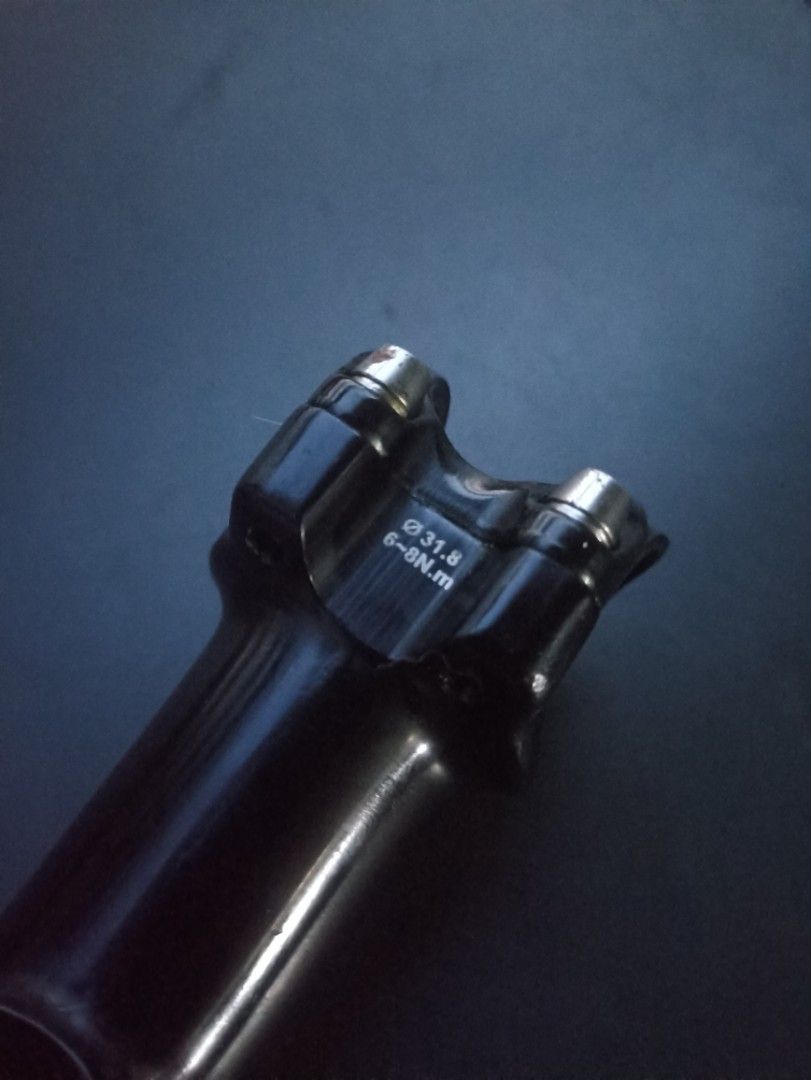 Labici Stem 31.8mm (Category: Bicycles) located in Manila. Submitted by chums828 (Listing ID 1443419074, Image 2). Description: - Black bicycle stem - Clamp Diameter: 31.8mm - Torque Specification: 6-8 N.m - Condition: Good, ready for a new bike build - Feel free to ask any questions!.