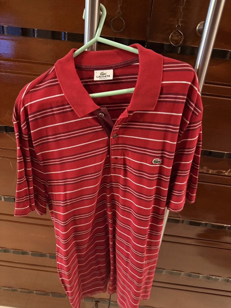 Lacoste Mens Polo Shirts Size 7 (Category: Tshirts & Polo Shirts ) located in Manila. Submitted by iamsophiab (Listing ID 1443355998, Image 2). Description: Original Lacoste Mens Polo Shirt Size 7.