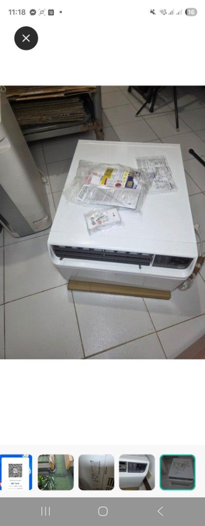 LG Window Type Aircon Dual Inverter (Category: Air Conditioning and Heating) located in Mandaluyong City. Submitted by wildhawk.6059dd (Listing ID 1443341431, Image 1). Description: - LG Window Type Air Conditioner - White Color - Digital Control Panel with Multiple Modes - Unit is Clean and Well-Maintained - Includes Manuals and Accessories - Ready for Installation - Excellent for Cooling Rooms 1.3 hp helping a friend see to appreciate.