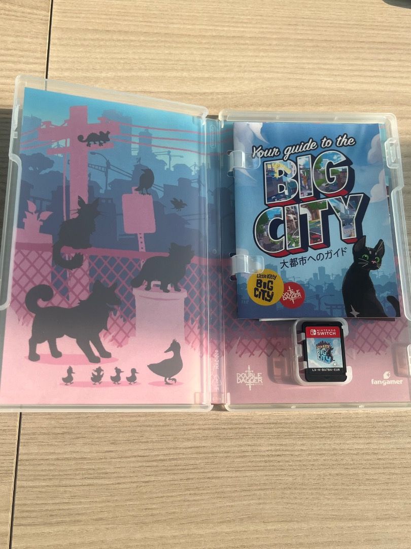 Little Kitty Big City Nintendo Switch Game (Category: Nintendo) located in Caloocan City. Submitted by valuegiver2 (Listing ID 1443440737, Image 2). Description: - Nintendo Switch Game: Little Kitty Big City - Explore an open-world playground as a cat - Make friends and complete quests - Includes game cartridge and case - Publisher: Double Dagger Studio / Fangamer - Region: EUR.