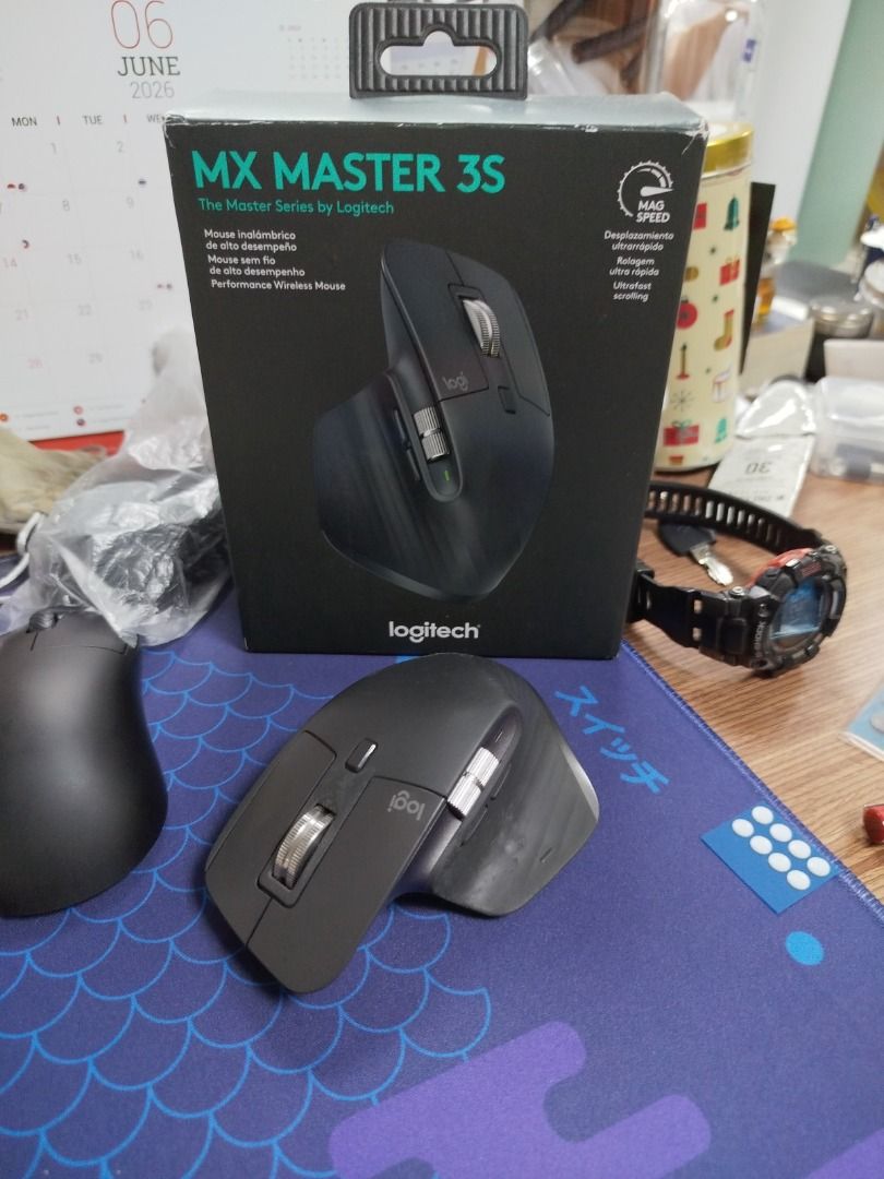 Logitech MX MASTER 3S (Best Productivity Mouse) (Category: Mouse & Mousepads) located in Quezon City. Submitted by calibre027 (Listing ID 1443387932, Image 3). Description: Logitech MX MASTER 3S (Best Productivity Mouse) ✔ 100% ORIGINAL, not yet opened for repairs ✔ fresh unit, test all you want upon pickup ✔ SRP is is around 6k 👉 Package: mouse, 10amp cable white, and box only 👉 meetup - Avire Tower Proj.4, Quezon City / sm north, trinoma upon