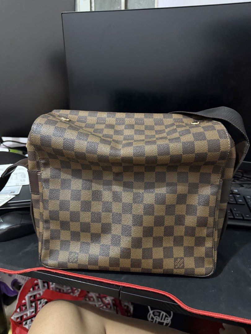 Louis Vuitton Damier Ebene Canvas Messenger Bag (Category: Luxury Bags & Wallets) located in Santa Rosa. Submitted by letthemspeak (Listing ID 1443478554, Image 2). Description: Louis Vuitton Damier Naviglio Messenger Bag. Bought in Book Off Japan. Certificate of Authenticity attached and receipt that I bought it for 30k php converted. I used it only twice after I bought it. .