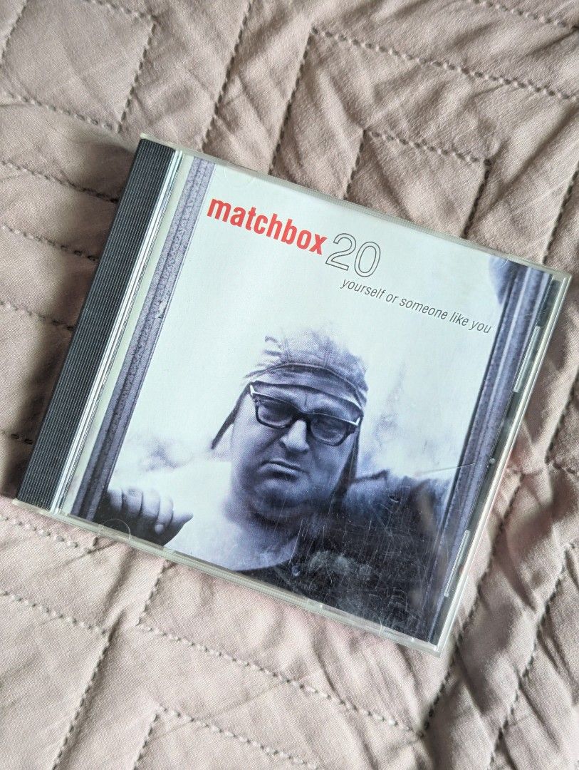 Matchbox 20 Yourself or Someone Like You CD (Category: CDs & DVDs) located in Manila. Submitted by dorkystuff (Listing ID 1443344020, Image 1). Description: Used CD US PRESSING VG condition with visible light scratches that doesn't affect playability (no skips) ARTIST: MATCHBOX 20 ALBUM: YOURSELF OR SOMEONE LIKE YOU GENRE: ALTERNATIVE ROCK, POP ROCK feat. the hits Push, 3AM, Long Day, Real World..