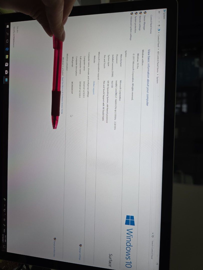 Microsoft Surface Laptop 10 Windows 10 Pro480143189990461440