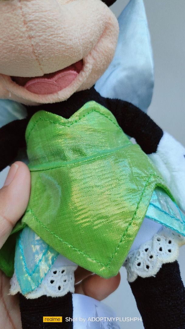 11" Minnie Mouse as Tinkerbell plush (Category: Plushies & Soft Toys) located in Taguig. Submitted by adopt.my.plush.ph (Listing ID 1443495915, Image 3). Description: Disney Parks Minnie Mouse as Tinkerbell bean bag plush fairy features a shimmering green dress and translucent wings. Size: Approximately 10-12 inches tall Character: Minnie Mouse dressed as Tinkerbell from Peter Pan ‼️Last Price (LP) Posted *as is, WYSIWYG ‼️Photos have been upload