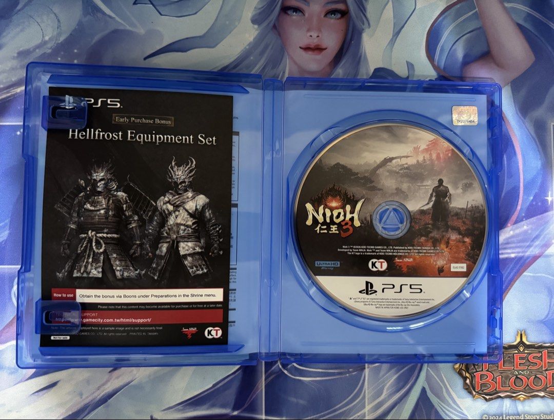 Nioh 3 - PS5 (Category: PlayStation) located in Mandaluyong City. Submitted by jsphsy (Listing ID 1443326354, Image 2). Description: Finished the game, looking to sell..