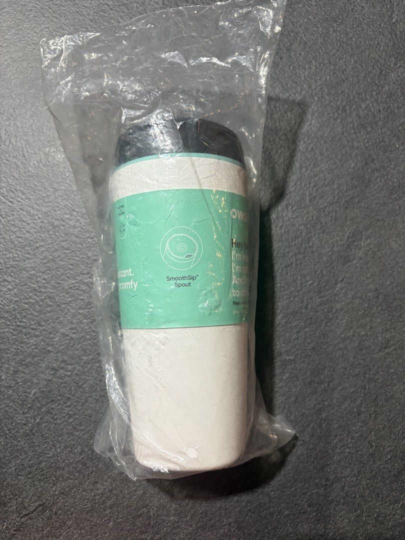Owala SmoothSip Stainless Steel Coffee Tumbler, 20-oz - Grey/White (Cloudscape) (Category: Water Bottles & Tumblers) located in Singapore. Submitted by uniform123 (Listing ID 1443479614, Image 2). Description: .