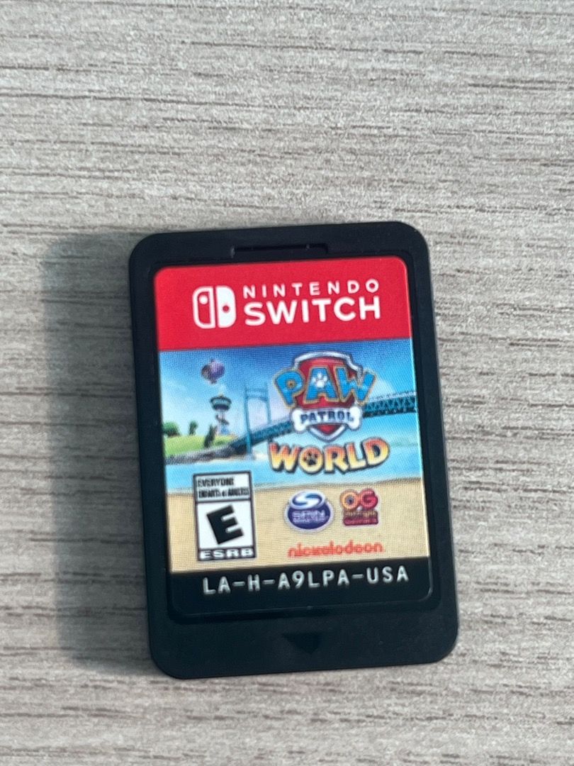 PAW Patrol World Nintendo Switch Game (Category: Nintendo) located in Caloocan City. Submitted by valuegiver2 (Listing ID 1443440247, Image 3). Description: - PAW Patrol World for Nintendo Switch - Explore Adventure Bay and beyond - Play as all your favorite pups - Solve puzzles and complete missions - Fun for all ages - Includes game cartridge and case.