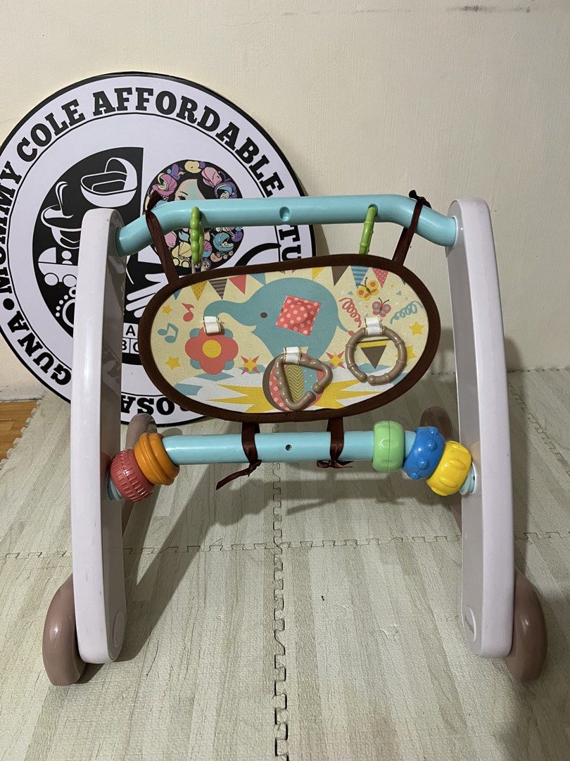 People Baby Walker Activity Center (Category: Infant Playtime) located in Santa Rosa. Submitted by mommy.cole.affordable.stuff (Listing ID 1443377301, Image 1). Description: - Colorful play bar with engaging hanging toys - Sturdy wheels and stable base for safe movement - Encourages development of baby's motor skills - Simple assembly and easy to use - Perfect for baby's playtime and exploration.