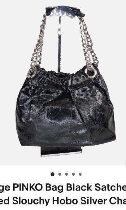 Pinko Bag Original Black Leather JEXMD (Category: Luxury Bags & Wallets) located in Bulacan. Submitted by jexmd (Listing ID 1443447234, Image 2). Description: Never been used .