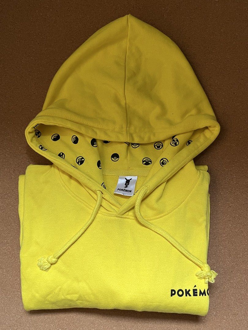 Pokemon Pikachu Yellow Hoodie (Category: Hoodies) located in Baguio. Submitted by gaara1234 (Listing ID 1443455329, Image 2). Description: Size: Large by tag Dimension: 64x51 Need wash only but still in good condition.