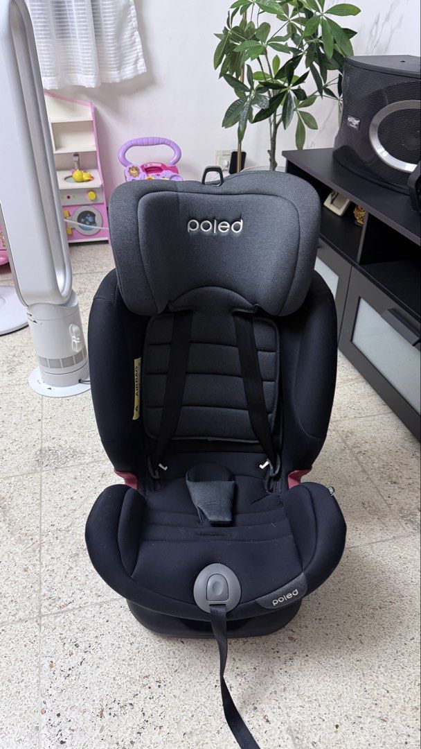 Poled All age 360 Car Seat (Category: Car Seats) located in Quezon City. Submitted by somethingshady (Listing ID 1443402165, Image 1). Description: - Black Poled car seat - Features a secure 5-point harness system - Adjustable headrest for growing children - Clean and well-maintained condition - Ready for your next family trip!.