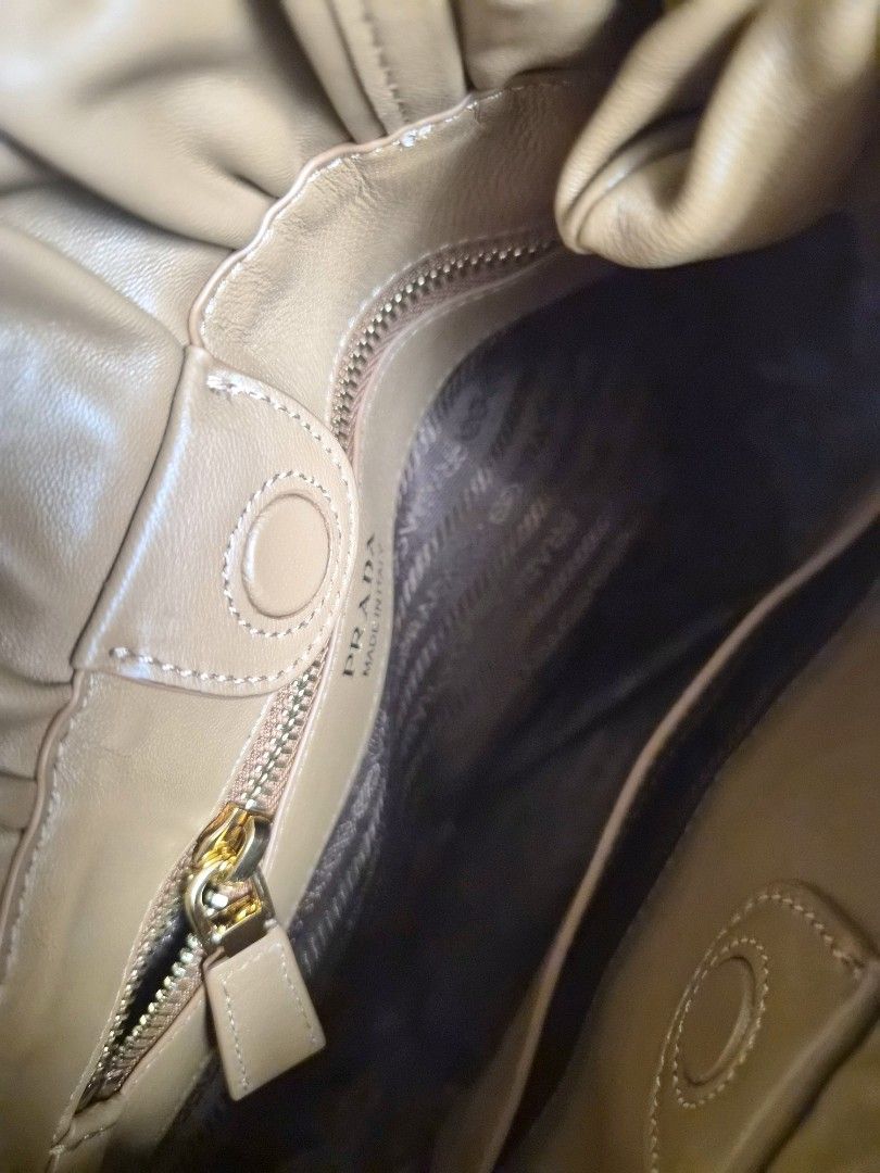 Prada Nappa Leather Shoulder bag (Category: Luxury Bags & Wallets) located in Pasig City. Submitted by autumntreasures (Listing ID 1443368020, Image 3). Description: Japan-sourced.