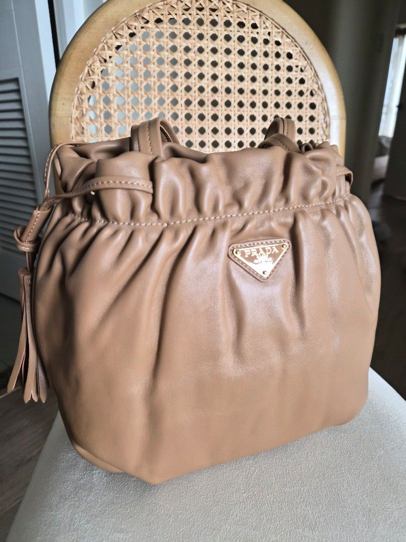 Prada Nappa Leather Shoulder bag (Category: Luxury Bags & Wallets) located in Pasig City. Submitted by autumntreasures (Listing ID 1443368020, Image 1). Description: Japan-sourced.
