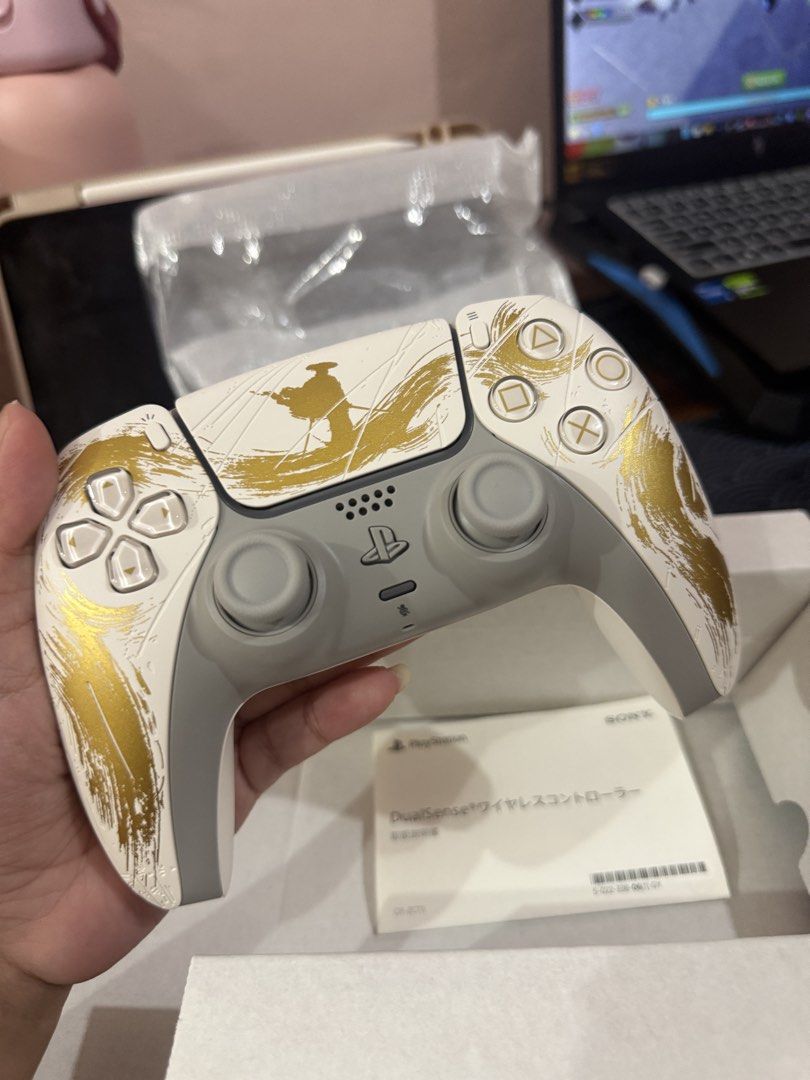 PS5 Dual Sense Ghost of Yotei Controller (Category: Controllers) located in Caloocan City. Submitted by maeisabelleee (Listing ID 1443388258, Image 2). Description: - once lang nagamit, triny lang if nagana - may slight tear sa box due to opening - comes with box and acrylic case MOP - Gcash or bank transfer Meet up- SM Grand Central or SM North MOD - Grab or lalamove .