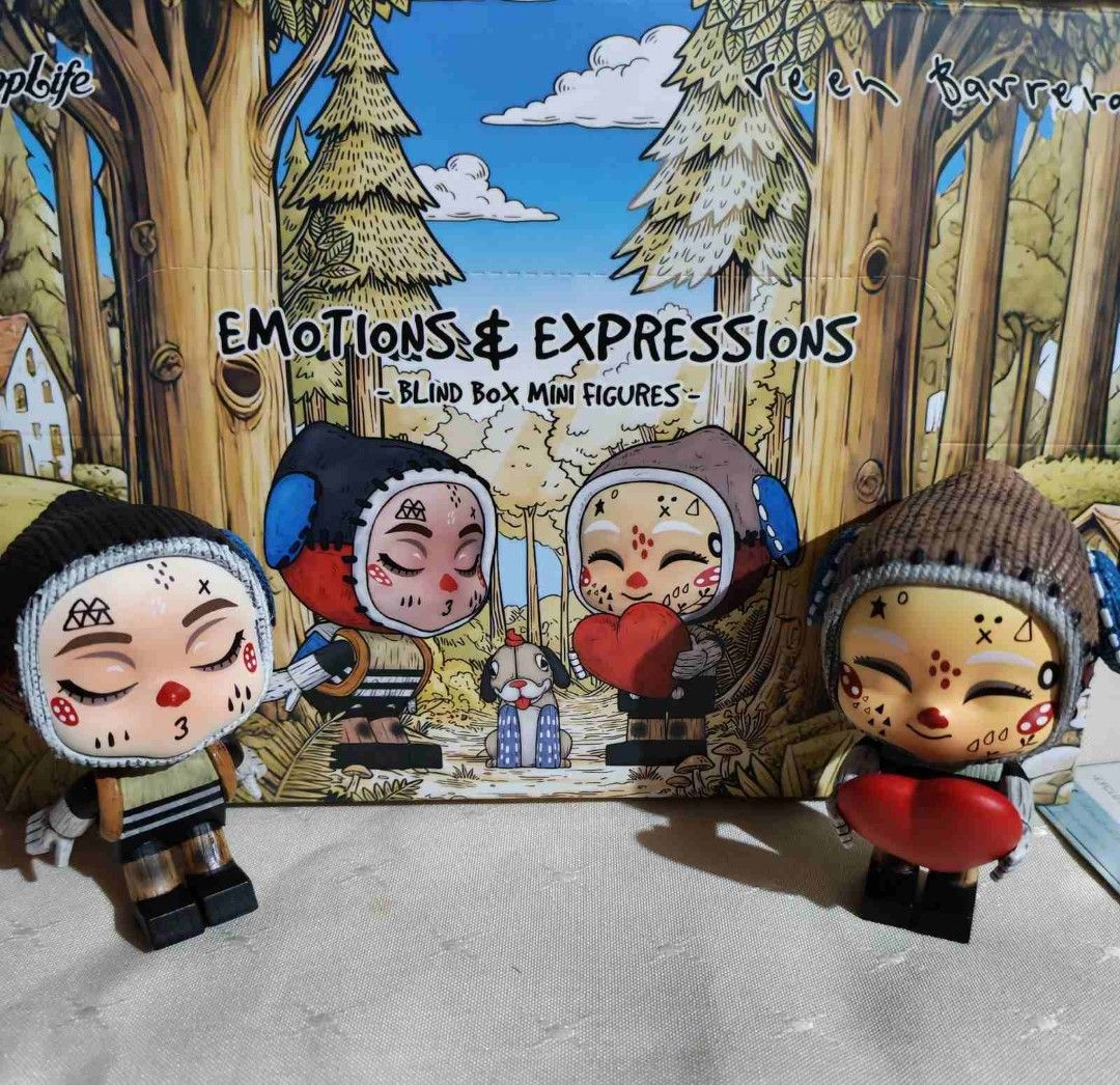 Reen Barrera Poplife Emotions & Expressions Mini Figures (Category: Designer & Blind Box Toys) located in Quezon City. Submitted by anna.anna8 (Listing ID 1443453261, Image 1). Description: - Reen Barrera Pop Life Emotions & Expressions mini figures - Collectible and great for gifting - 1000 each -signed.