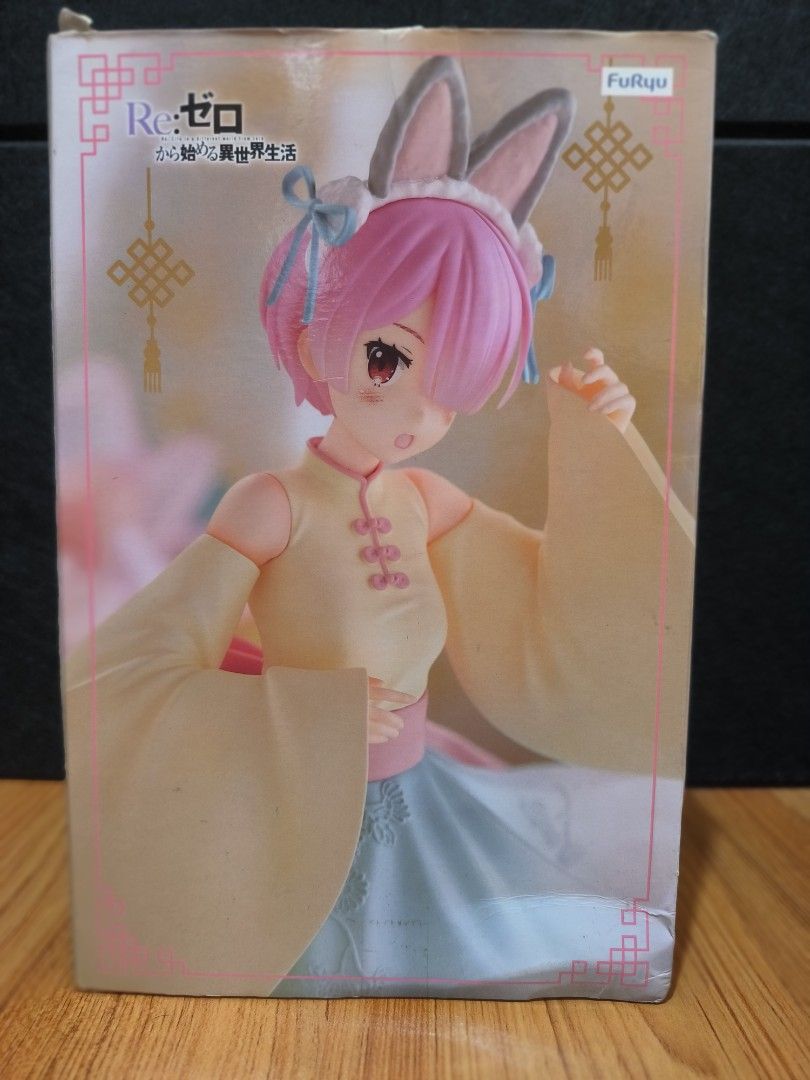 Re:Zero Exceed Creative Ram Figure (Category: Figurines & Statues) located in Manila. Submitted by espasells (Listing ID 1443407636, Image 2). Description: - Ram figure from Re:Zero - Exceed Creative version - Includes original box - Issue: may crack sa skirt (see pictures) - Bought in Japan.