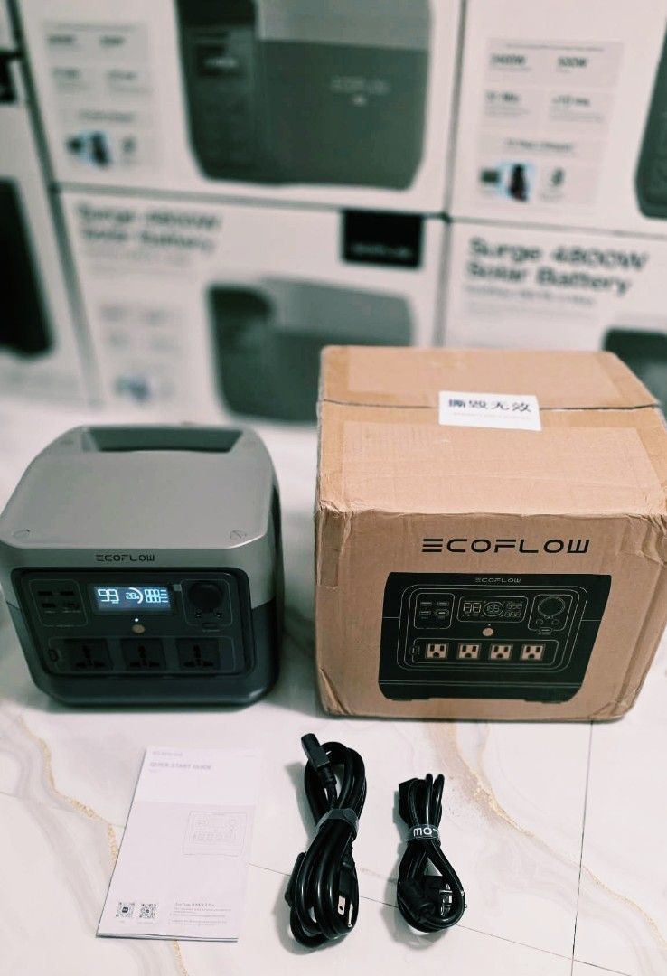 RIVER 2 PRO ECOFLOW (Category: Batteries & Chargers) located in Bulacan. Submitted by iamvanillapeach (Listing ID 1443381949, Image 2). Description: River 2 pro 1600w surge / 800w continues / 768wh . 7 days service warranty. 📩.