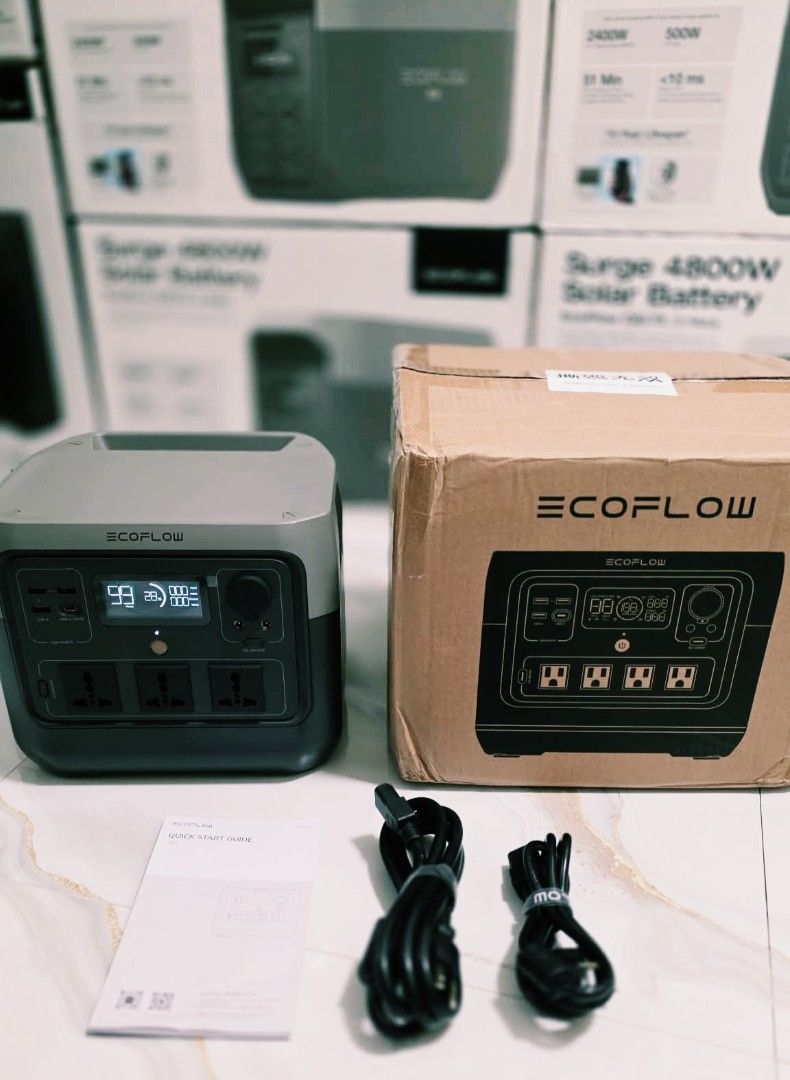 RIVER 2 PRO ECOFLOW (Category: Batteries & Chargers) located in Bulacan. Submitted by iamvanillapeach (Listing ID 1443381949, Image 1). Description: River 2 pro 1600w surge / 800w continues / 768wh . 7 days service warranty. 📩.