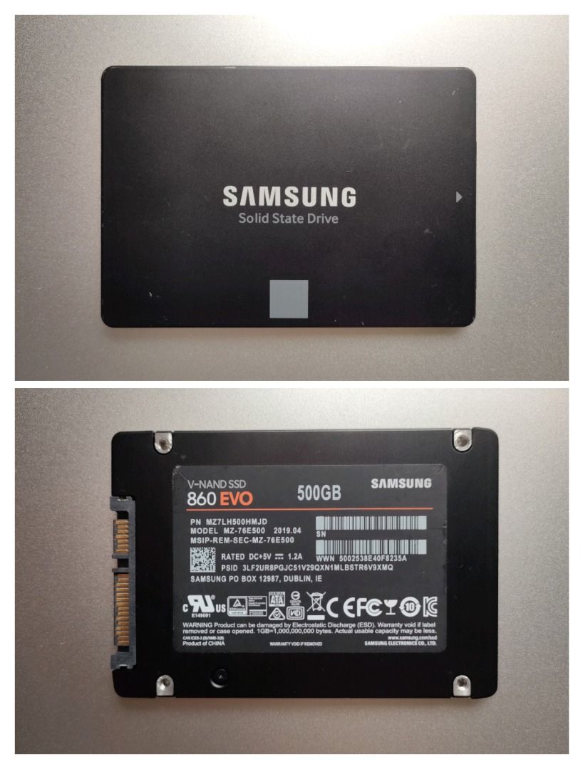 Samsung 860 EVO 500GB SSD480452143596840960