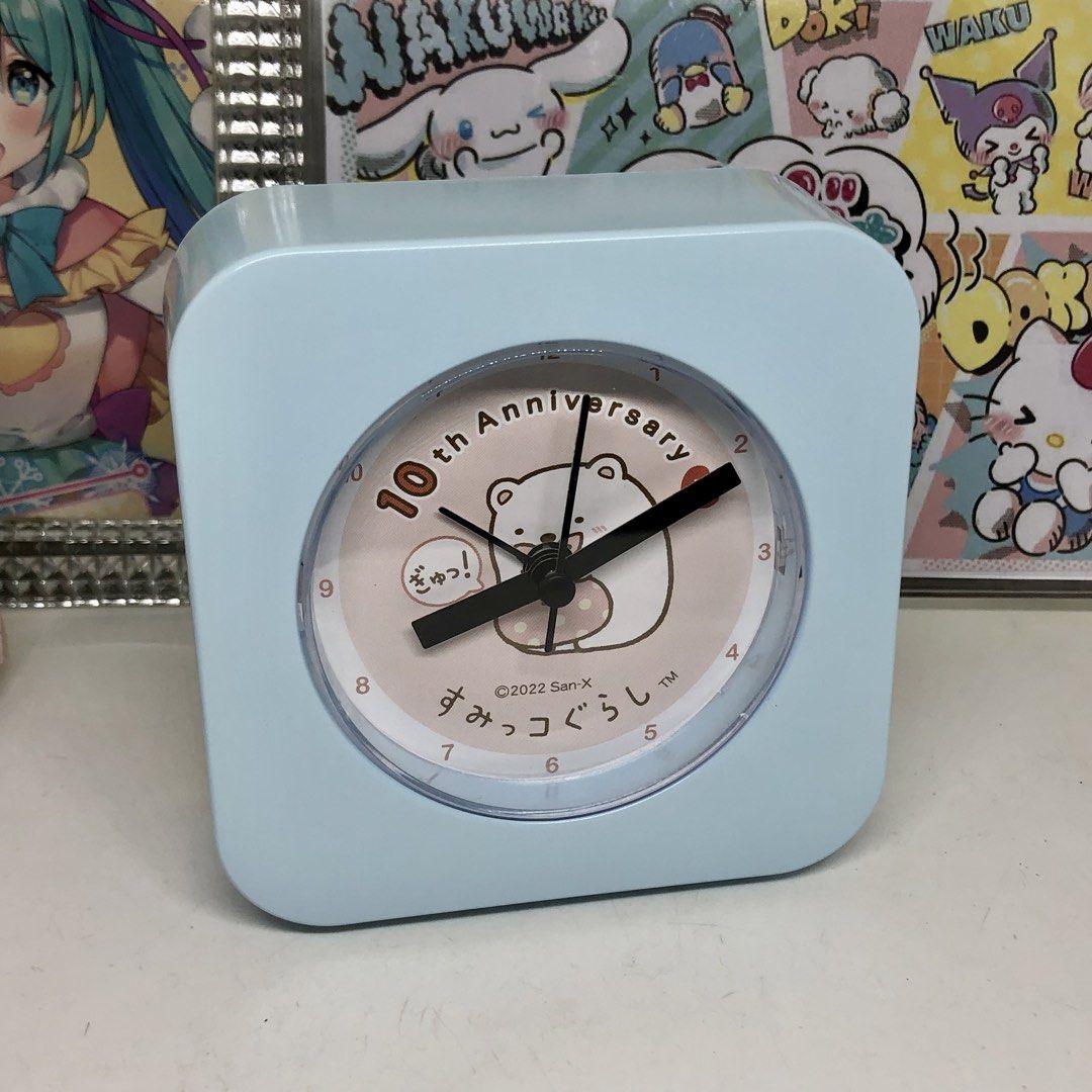 SAN-X SUMIKKO GURASHI TABLE CLOCK (Category: Clocks) located in Quezon City. Submitted by kitsune.treasures (Listing ID 1443419758, Image 2). Description: *First to pay policy! *1 day reservation only. Failure to pay on time, auto cancel. 📍Quezon City * MOD: J&T | Lalamove * MOP: GCASH | BPI 📦ON HAND AND READY TO SHIP CONDITION: WHAT YOU SEE IS WHAT YOU GET. Dimensions: Kindly check the photos for the actual measurements. Please check all the p