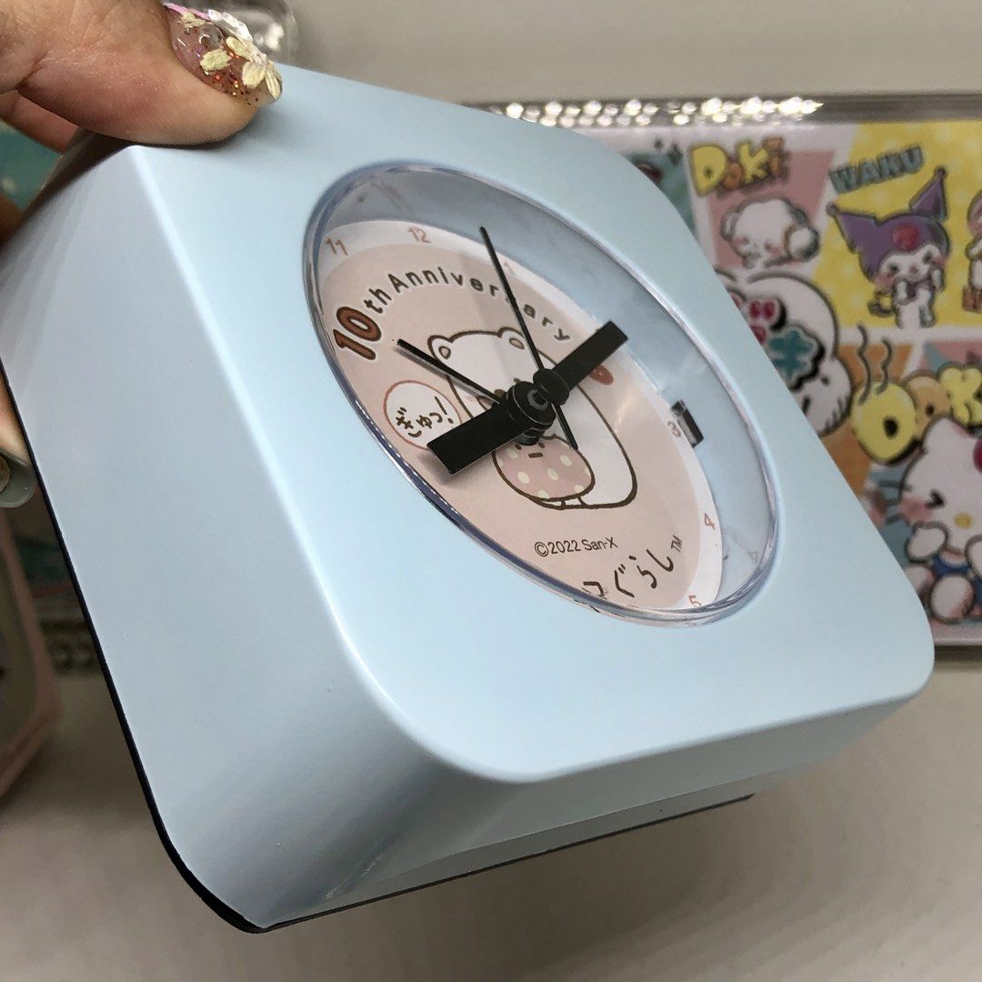SAN-X SUMIKKO GURASHI TABLE CLOCK (Category: Clocks) located in Quezon City. Submitted by kitsune.treasures (Listing ID 1443419758, Image 3). Description: *First to pay policy! *1 day reservation only. Failure to pay on time, auto cancel. 📍Quezon City * MOD: J&T | Lalamove * MOP: GCASH | BPI 📦ON HAND AND READY TO SHIP CONDITION: WHAT YOU SEE IS WHAT YOU GET. Dimensions: Kindly check the photos for the actual measurements. Please check all the p