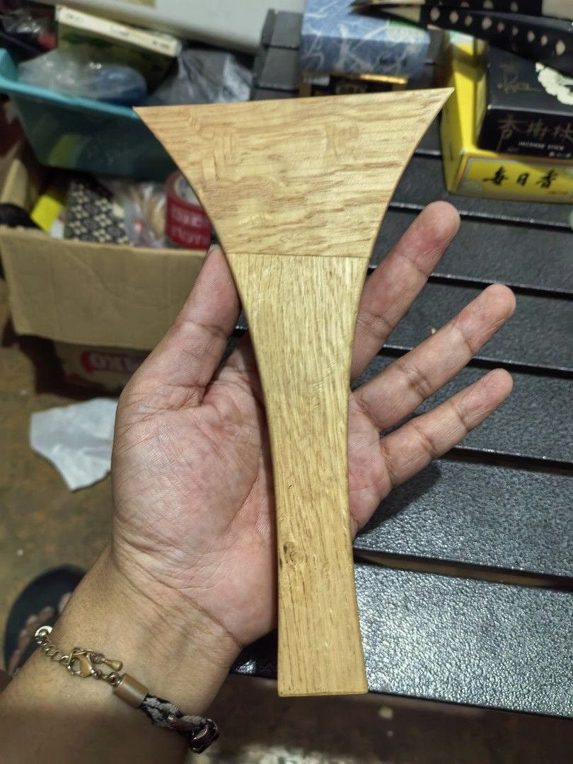 Shamisen Bachi (Category: Musical Instruments) located in Cebu City. Submitted by dudes_villanueva (Listing ID 1443335001, Image 3). Description: Shamisen Bachi 📌 Traditional plectrum used to play the Japanese shamisen instrument. 📌 Crafted from wood, featuring a distinct grain pattern and a flared triangular shape. 📌 Wooden bachis are commonly used for practice and specific styles of shamisen music. 📌 In excellent condition. See all photos f