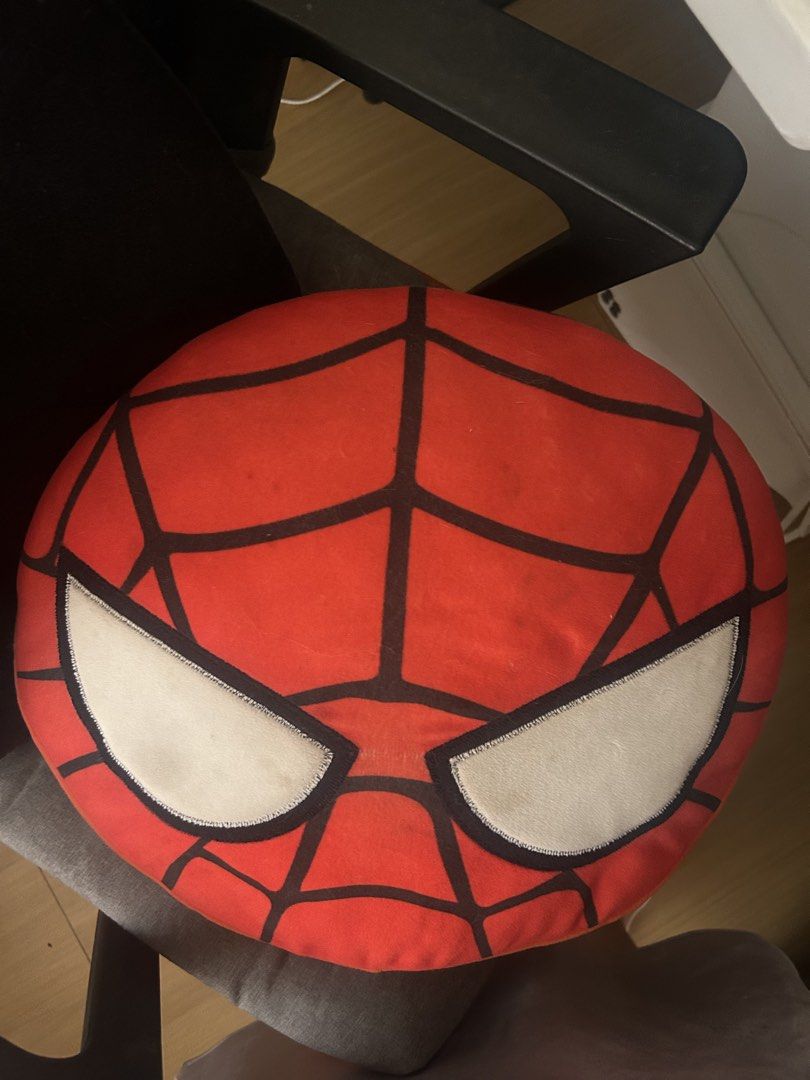 Spider-Man Round Pillow (Category: Bedding & Towels) located in Taytay. Submitted by SV_Shop (Listing ID 1443376699, Image 1). Description: perfect for gift!.