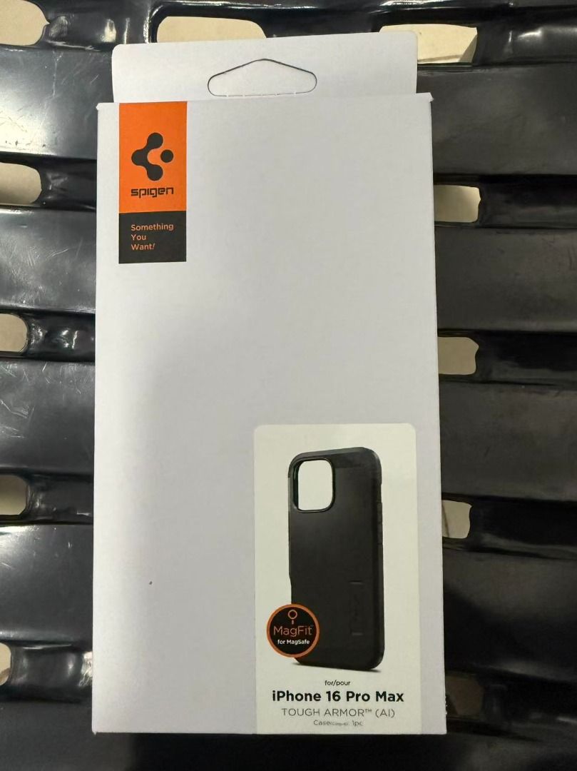 spigen iphone 16 pro max case (Category: Cases & Sleeves) located in Caloocan City. Submitted by leo-tan (Listing ID 1443447516, Image 1). Description: Brand new, used for only one day.