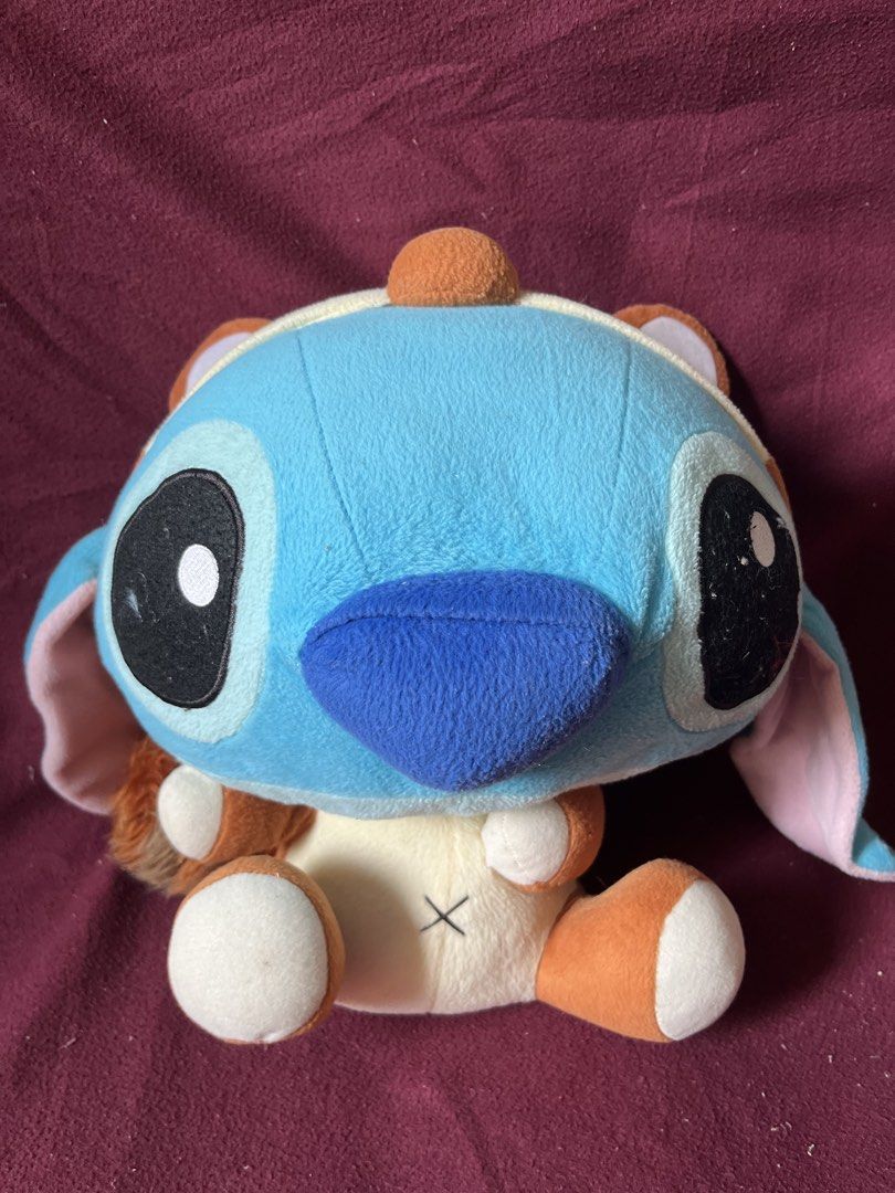 Stitch Fox Hat Plush Toy (Category: Plushies & Soft Toys) located in Baguio. Submitted by gaara1234 (Listing ID 1443322592, Image 1). Description: - Adorable Stitch plush toy - Comes with a cute fox hat with ears and leaf detail - Super soft and cuddly material - Ideal for Disney fans and collectors - Approximately 8 inches in height.