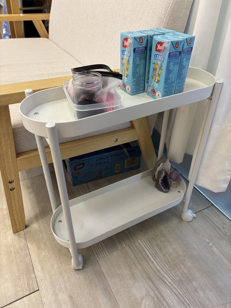 Storage trolley cart with wheels