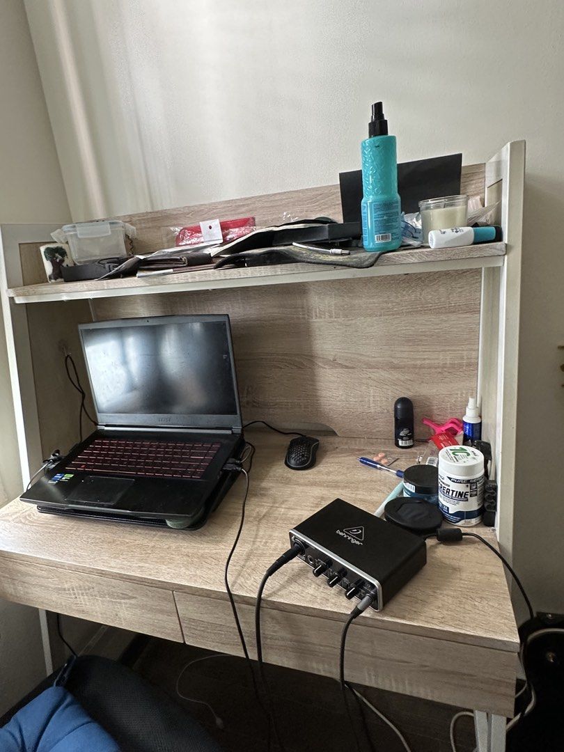 Study Table (Category: Tables & Sets) located in Singapore. Submitted by trendy_bee (Listing ID 1443392009, Image 1). Description: Very sturdy and nice table . In very good condition. .