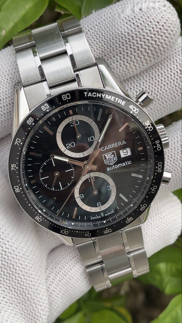 TAG Heuer Carrera CV2010 Brad Pitt (Category: Men's Watches) located in Imus. Submitted by WellWatchesss (Listing ID 1443341837, Image 2). Description: TAG Heuer Carrera CV2010 “Brad Pitt” 41mm Calibre 16 Chronograph Supplied With Manual Booklet, Links, Travel Case.
