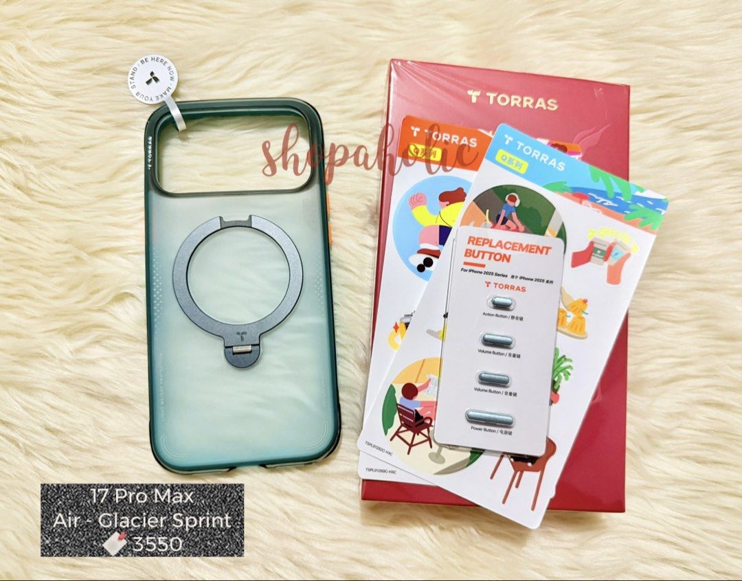 Torras Air Glacier Sprint Iphone 17 Pro Max (Category: Cases & Sleeves) located in Caloocan City. Submitted by shopaholic.nej (Listing ID 1443459890, Image 1). Description: 🌟AVAILABLE ONHAND🌟 🌟BRAND NEW & AUTHENTIC🌟 📍North Caloocan 💰Gcash / BPI / Maribank (Seabank) 🚚 grab/lalamove/J&T (no shapi checkout) .