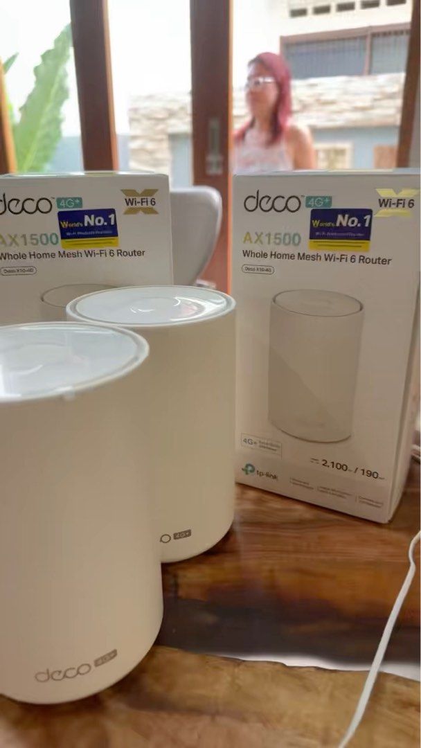 TP-Link Deco X10-4G Whole Home Mesh Wi-Fi 6 Router