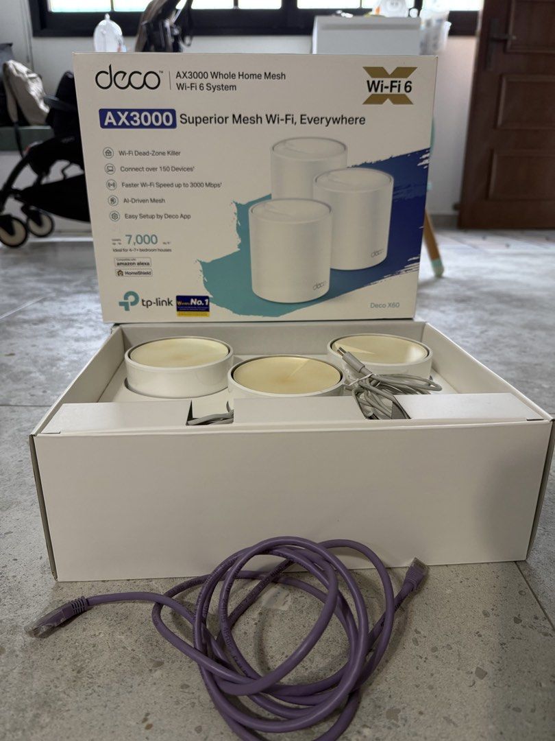 TP-Link Deco X60 Whole Home Mesh Wi-Fi 6 System
