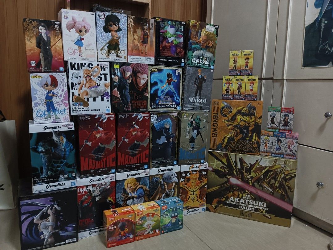 Various Anime Figures - Gundam, My Hero Academia, Sailor Moon (Category: Figurines & Statues) located in Manila. Submitted by jccb.treasures (Listing ID 1443333915, Image 1). Description: - Collection of popular anime figures - Includes My Hero Academia (Todoroki) - Features Sailor Moon (Chibi Moon) - Various Gundam models available - Jujutsu Kaisen and other anime series figures - All items are in their original, unopened boxes - Ideal for colle