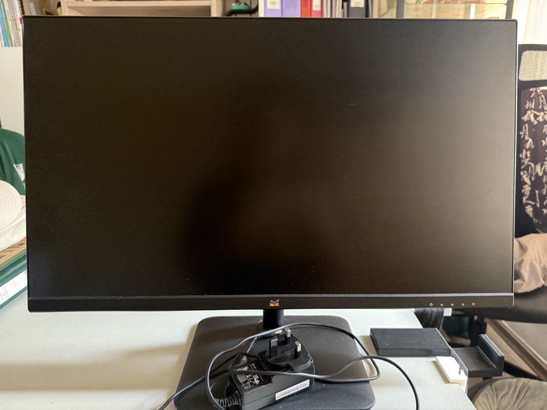 ViewSonic Monitor with Power Adapter and Cables