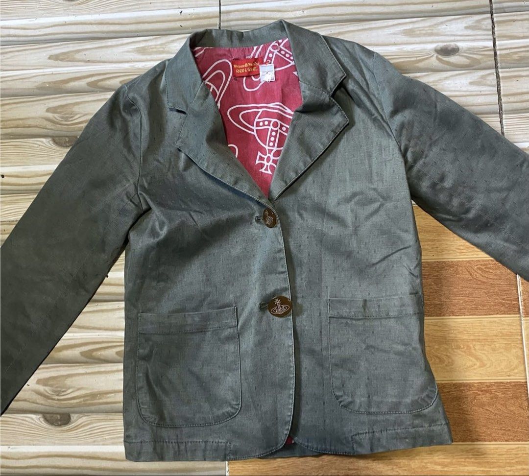 Vivienne Westwood Red Label (Category: Coats, Jackets and Outerwear) located in Manila. Submitted by rolanzo (Listing ID 1443482233, Image 1). Description: - Authentic Vivienne Westwood Red Label blazer -Size M - Price can still be negotiated - Made in Italy.