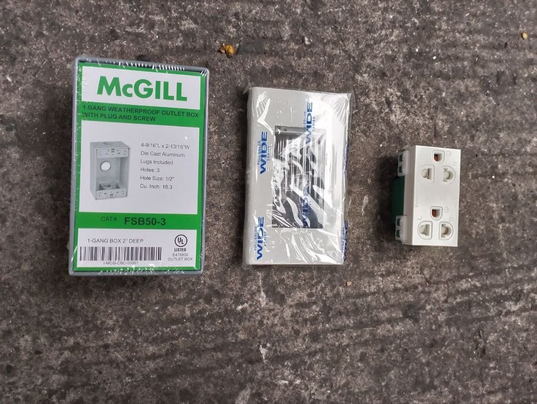 2-gang outlet w/ alum case (Category: Everything Else Others) located in Manila. Submitted by joeyroque09 (Listing ID 1443505409, Image 1). Description: 2-gang outlet w/ alum case.