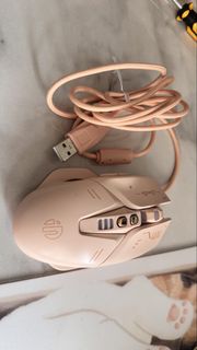 Pink-Colored Wired Gaming Mouse492243154287339520