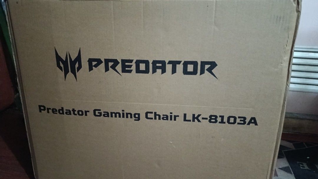 Acer Predator Gaming Chair Black Blue (Category: Chairs) located in Manila. Submitted by mgachiee (Listing ID 1443699024, Image 2). Description: - SEALED Acer Predator Gaming Chair - Model: LK-8103A - N.W: 12.8KG - G.W: 14.5KG - Color: Black with blue fabric seat and accents - Features Predator logo on headrest - Swivel base with wheels for easy mobility - Ideal for long gaming sessions or office use - Provides comfort and support - RFS: Comes wi